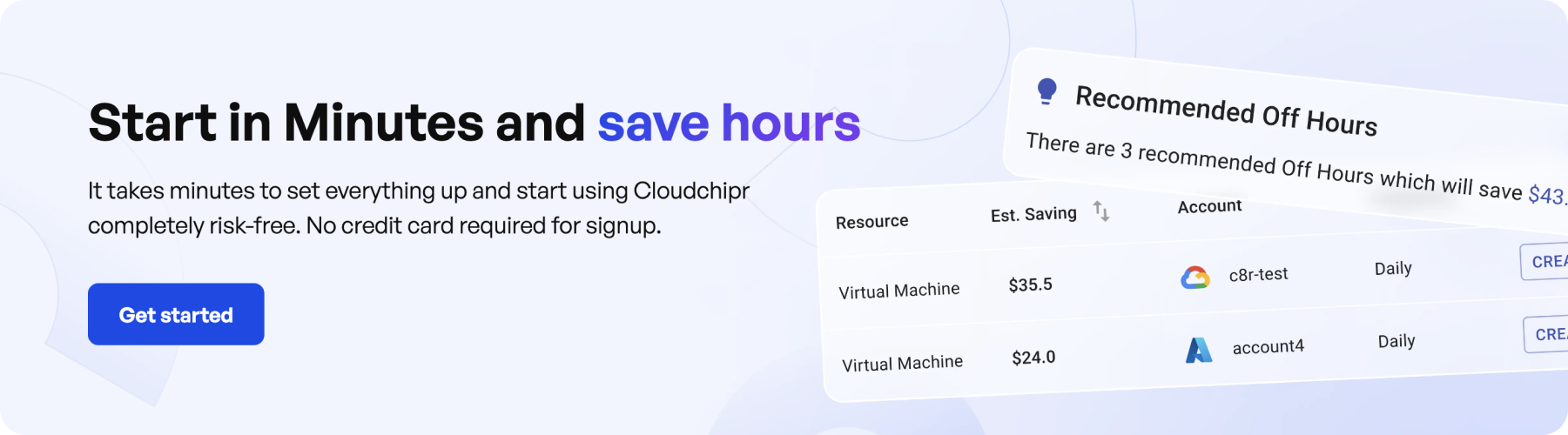 CloudChipr cloud operations workflow interface