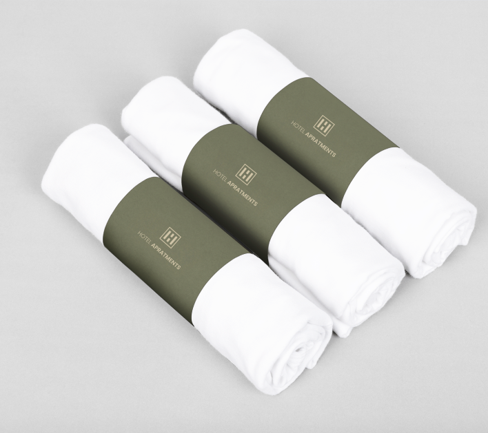 Hotel Apartments branded linen set