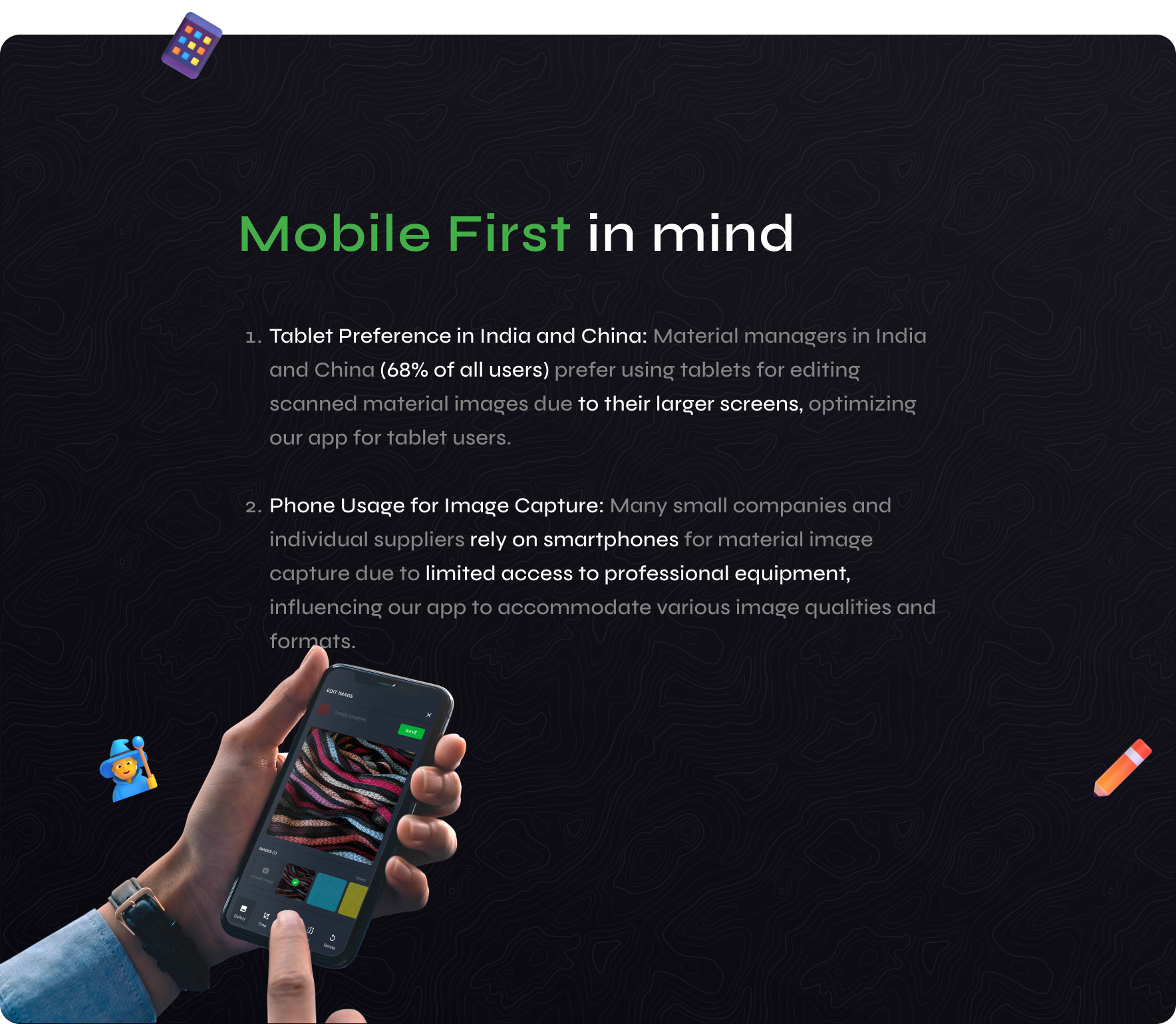 ME Photo Lab mobile-first design