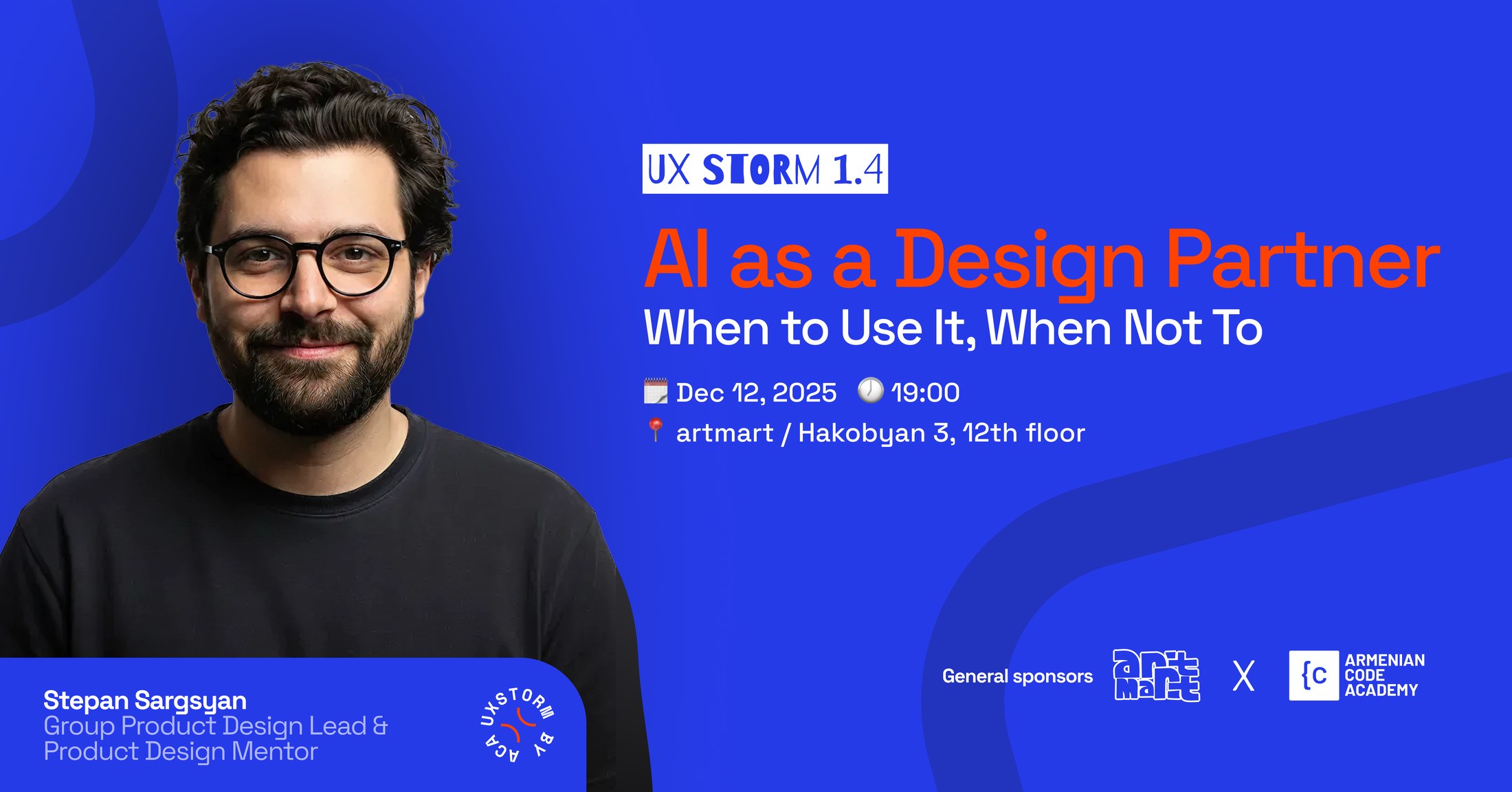 UX Storm 1.4 / product design: Three tables the talks could not settle